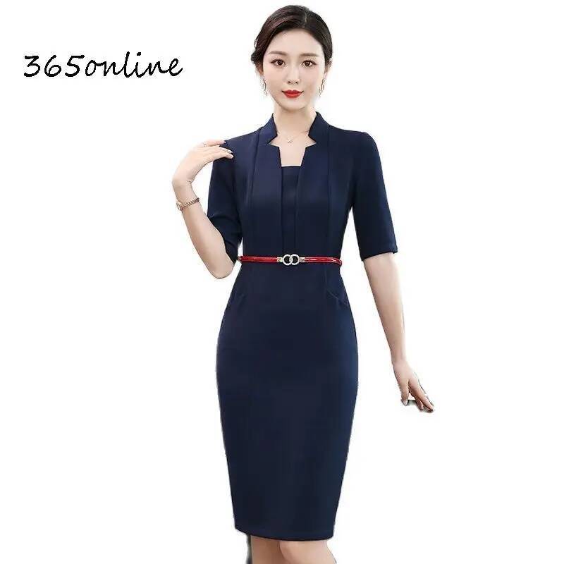 Women Formal Wear H&M - Resmi Ofis Stili İnce Bel Elbiseler