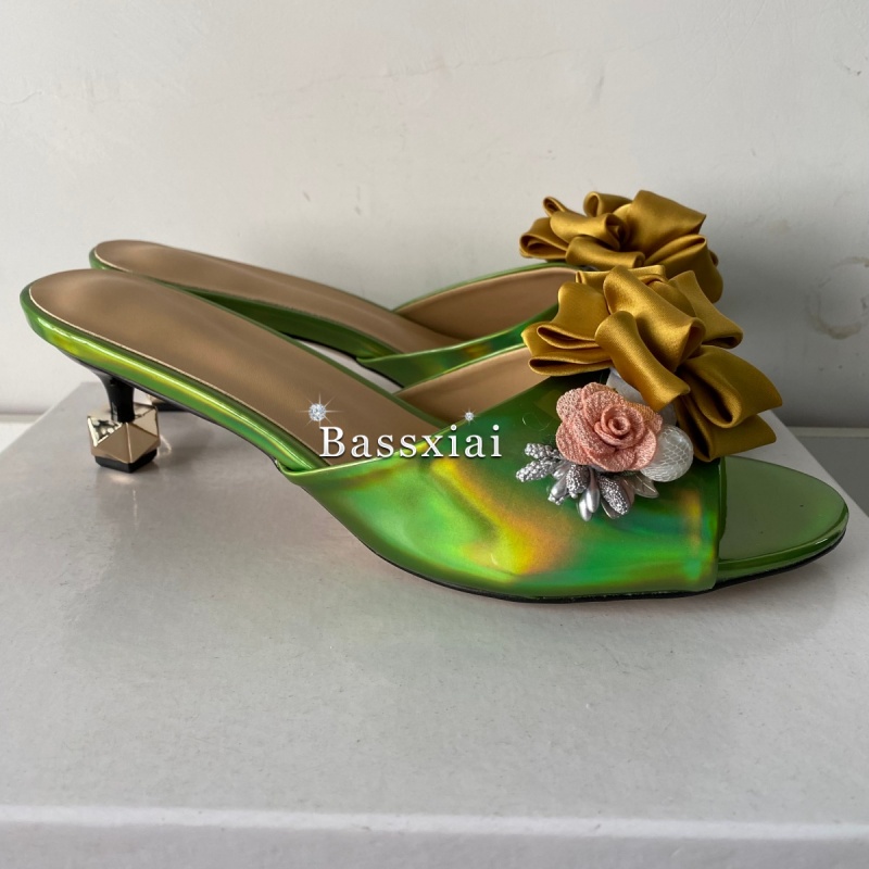 Kristal Dekor El Yapımı Çiçek  - Kitten Heel Women incelemesi ve fiyatı