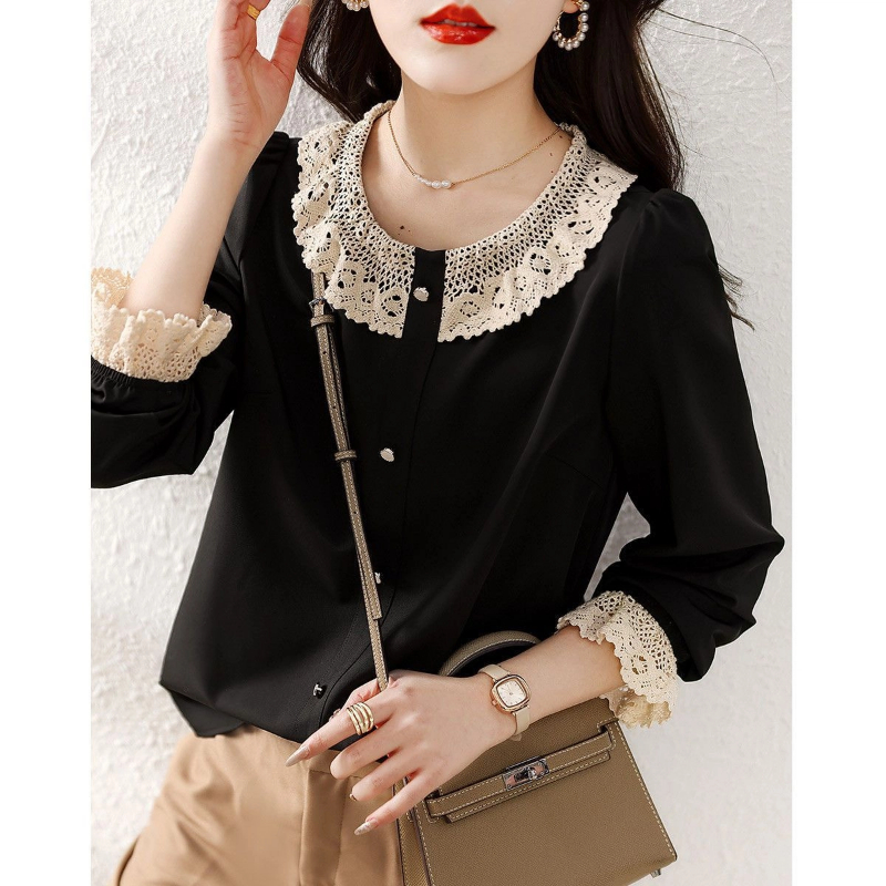 Kadın Giysileri Kontrast Patch - Women'S Formal Wear Blouse incelemesi ve fiyatı