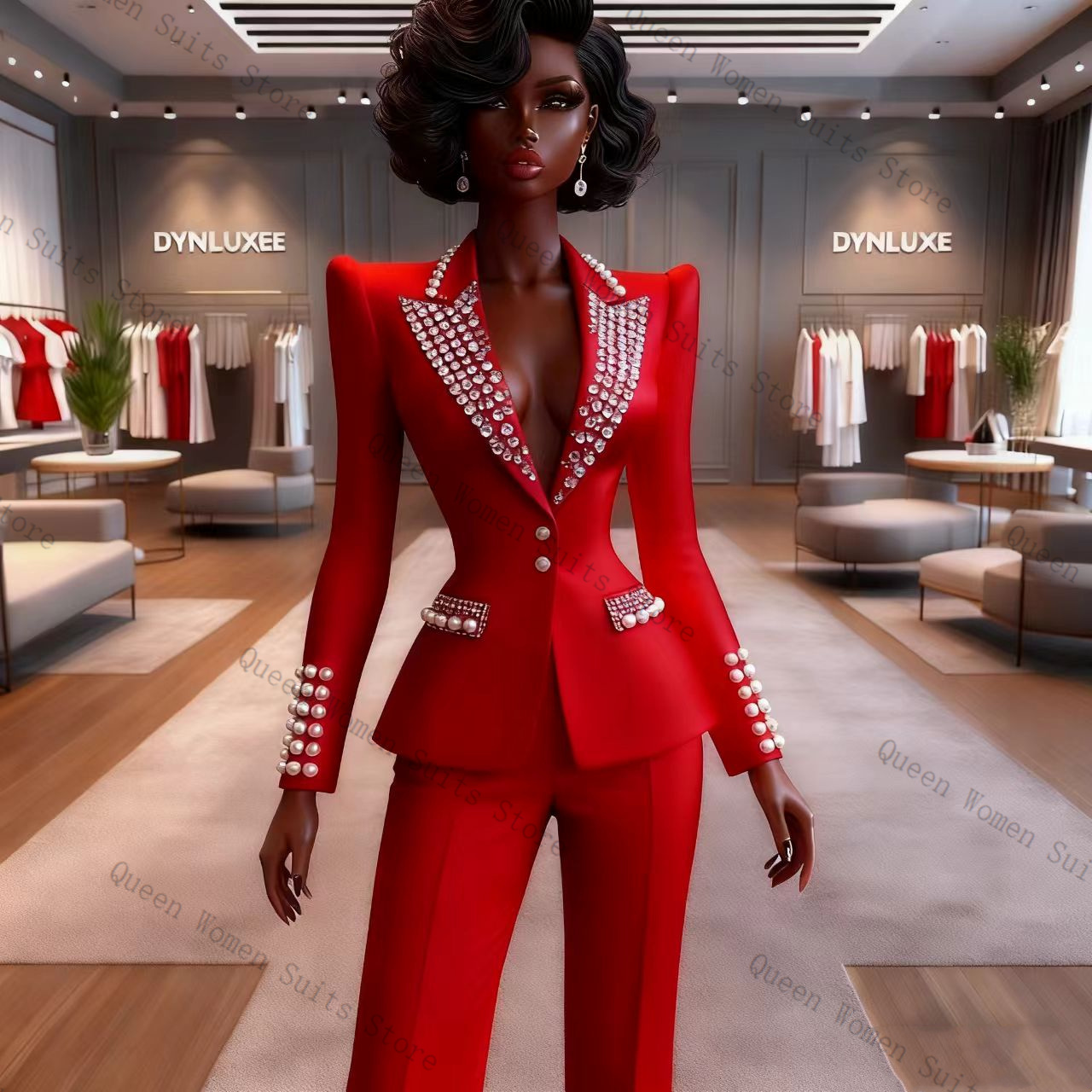 İnciler Kırmızı Kadın Takım El - Women Formal Wear Trousers incelemesi ve fiyatı