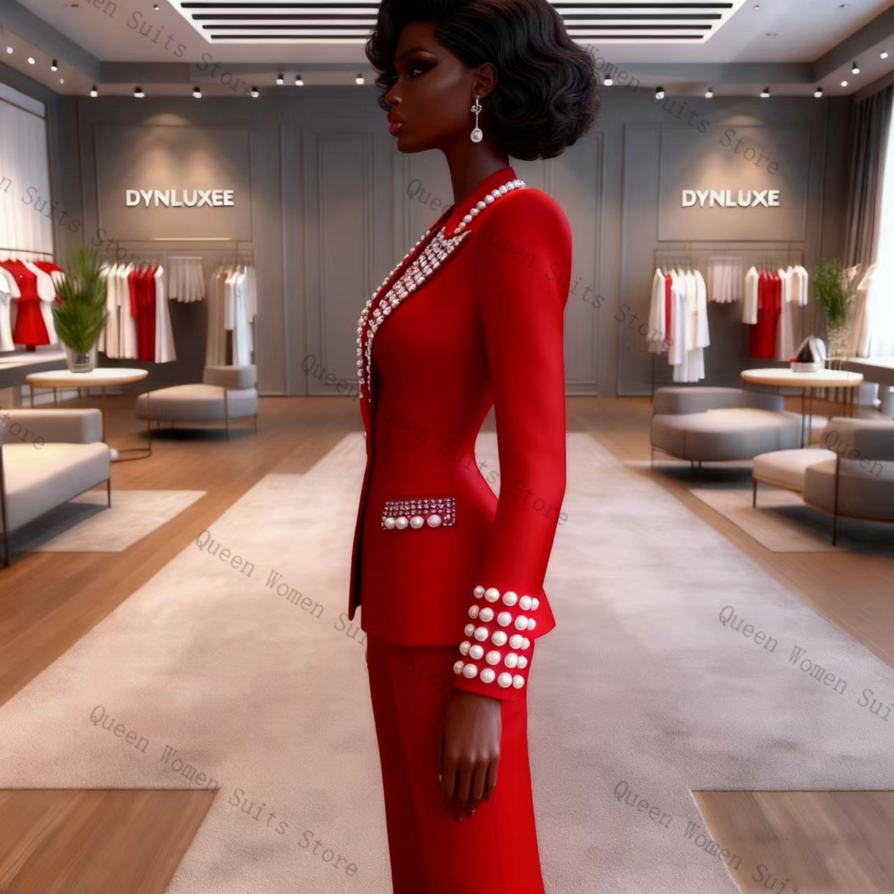 İnciler Kırmızı Kadın Takım El - Women Formal Wear Trousers incelemesi ve fiyatı