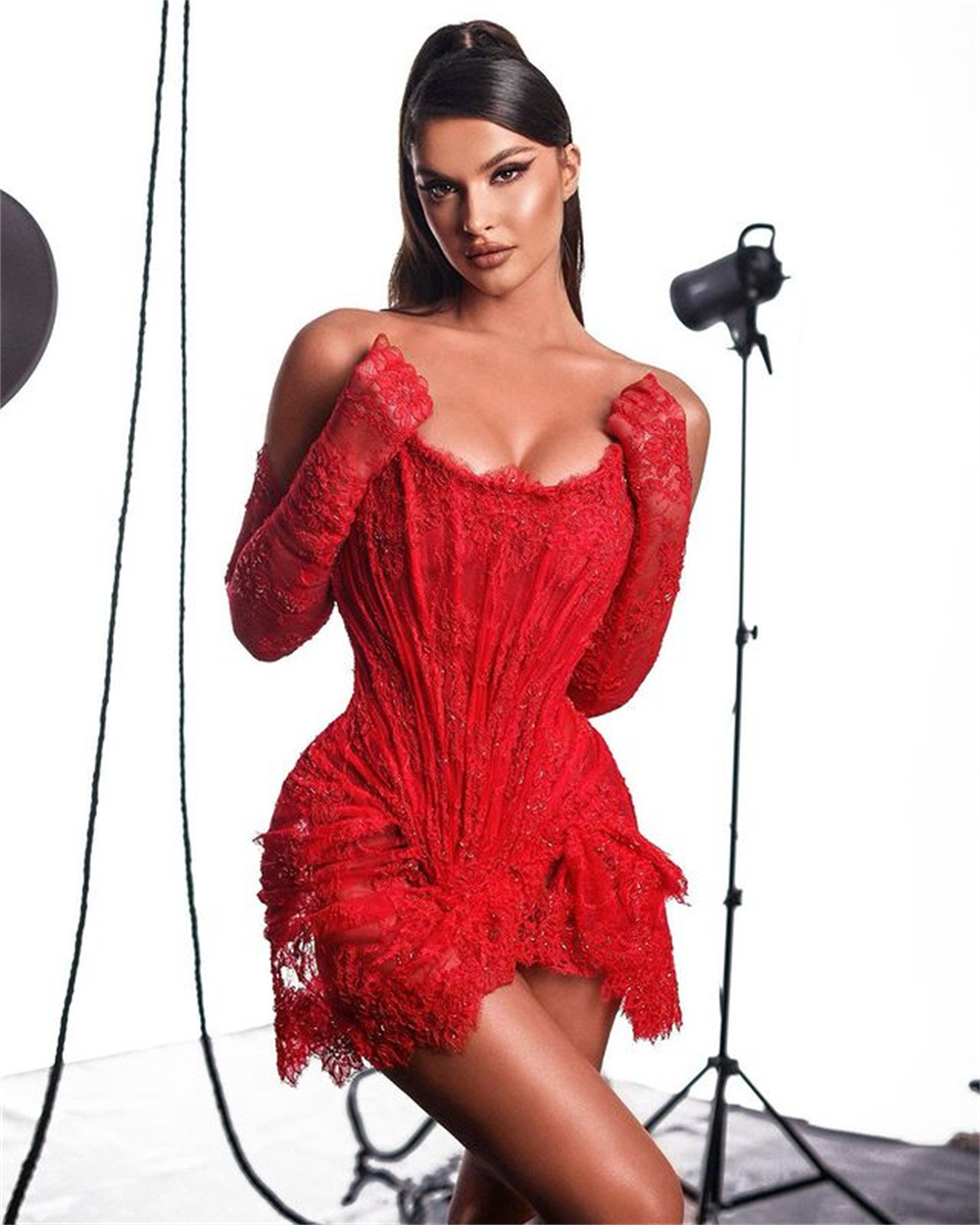 2 Renkli Şık Zarif Tüp Dantel  - Women Formal Wear H&M incelemesi ve fiyatı