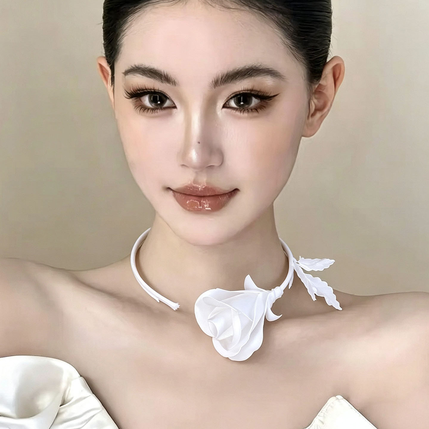 Moda Takı El Yapımı Beyaz Siya - Formal Wear Jewelry For Women incelemesi ve fiyatı