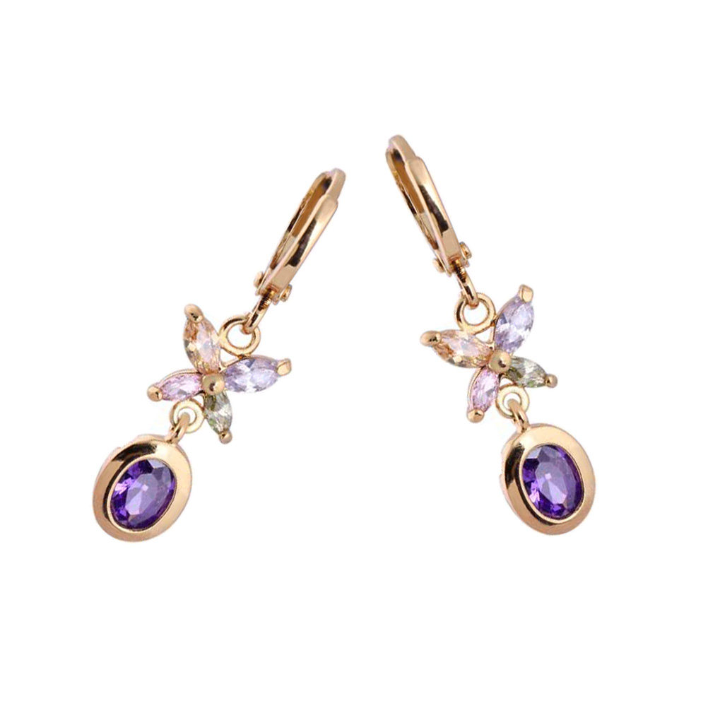 1 Çift Kadın Zirkon Küpe Daire - Formal Wear Jewelry For Women incelemesi ve fiyatı