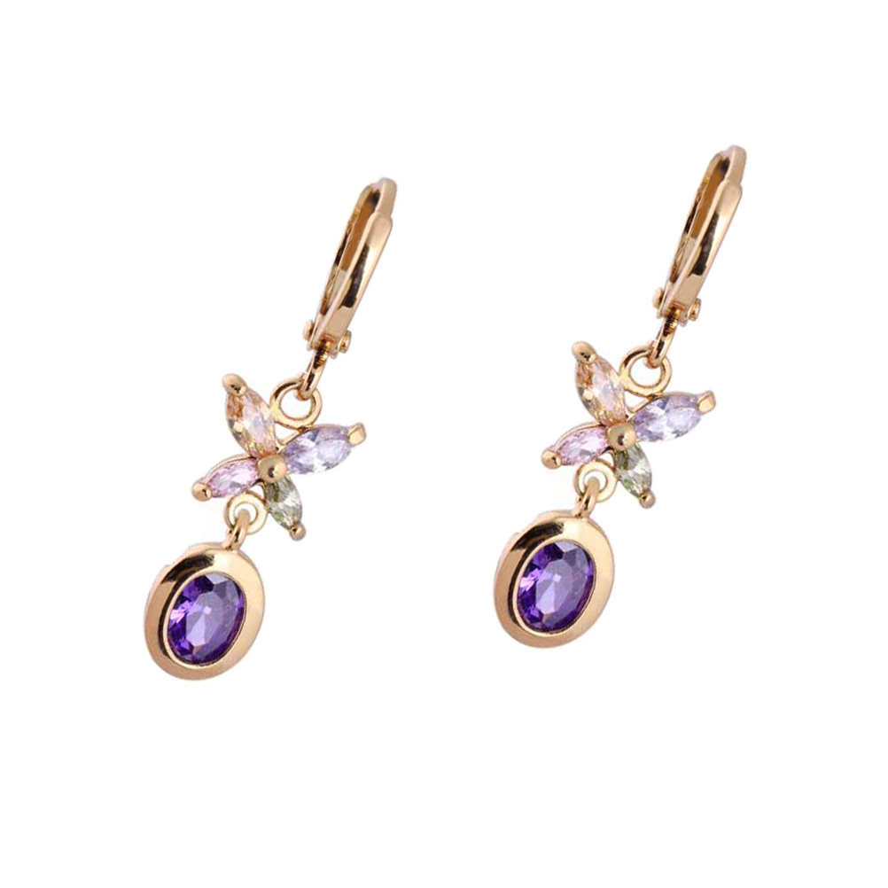 1 Çift Kadın Zirkon Küpe Daire - Formal Wear Jewelry For Women incelemesi ve fiyatı