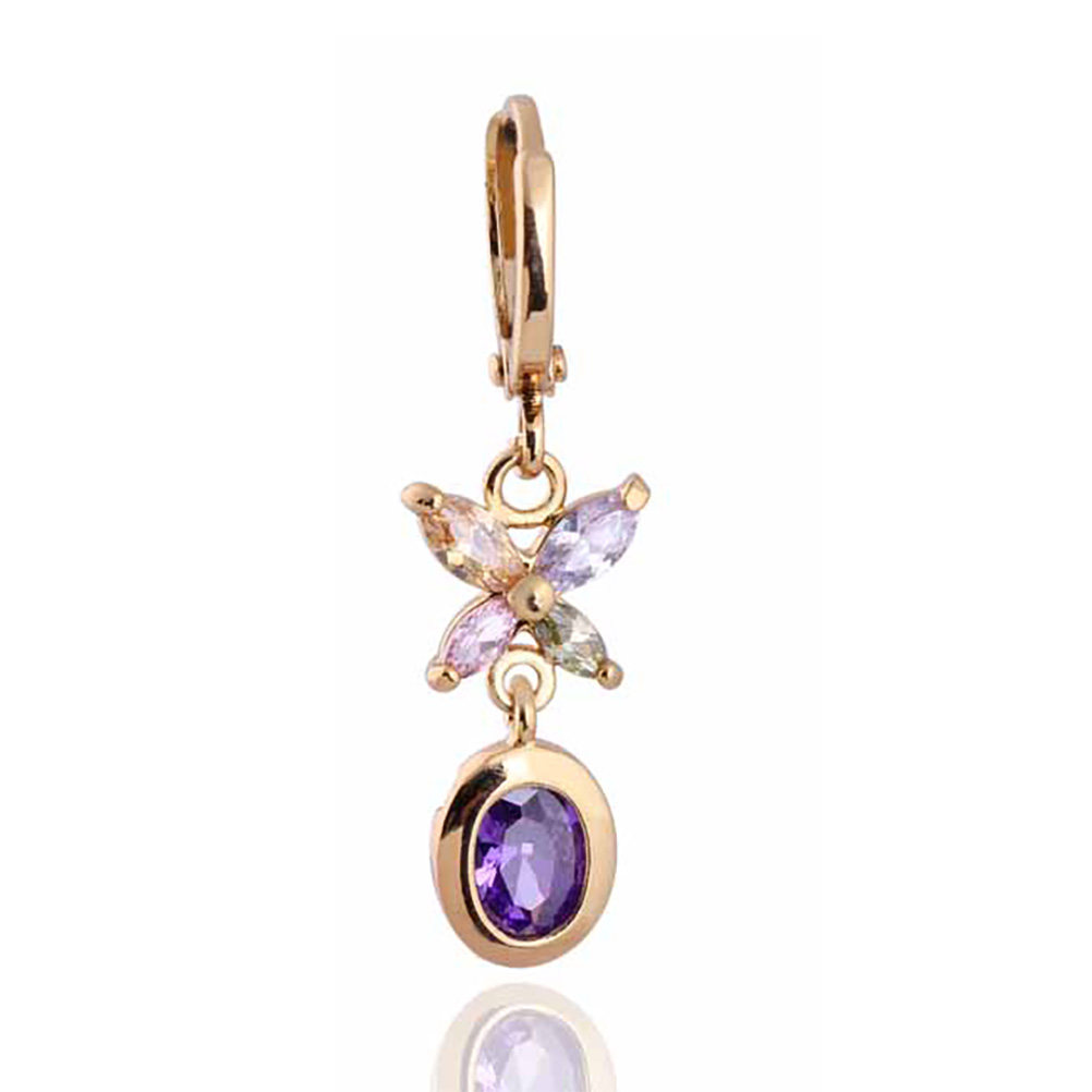 1 Çift Kadın Zirkon Küpe Daire - Formal Wear Jewelry For Women incelemesi ve fiyatı