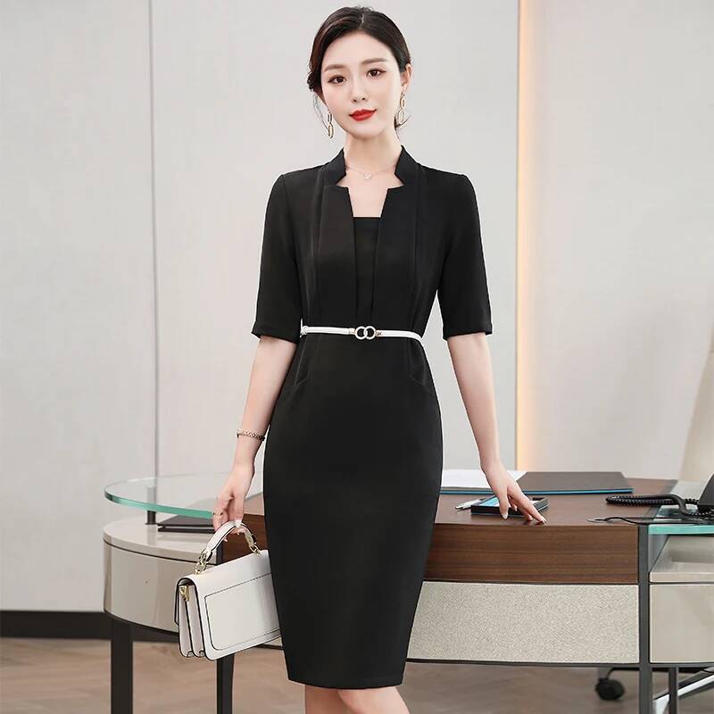 Resmi Ofis Stili İnce Bel Elbi - Women Formal Wear H&M incelemesi ve fiyatı