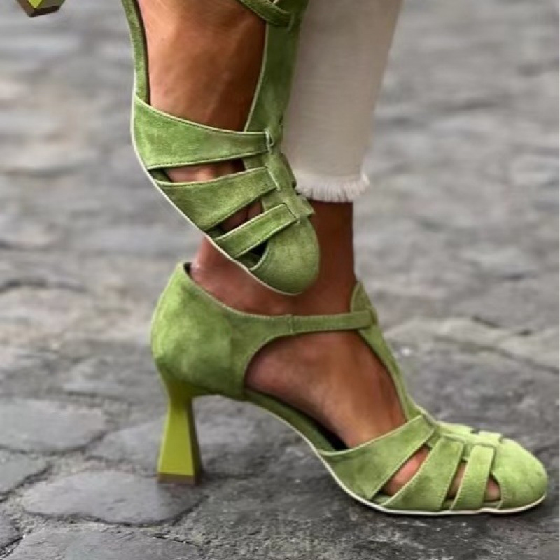 Kadın Yeşil Süet Kitten Topukl - Kitten Heel Women incelemesi ve fiyatı