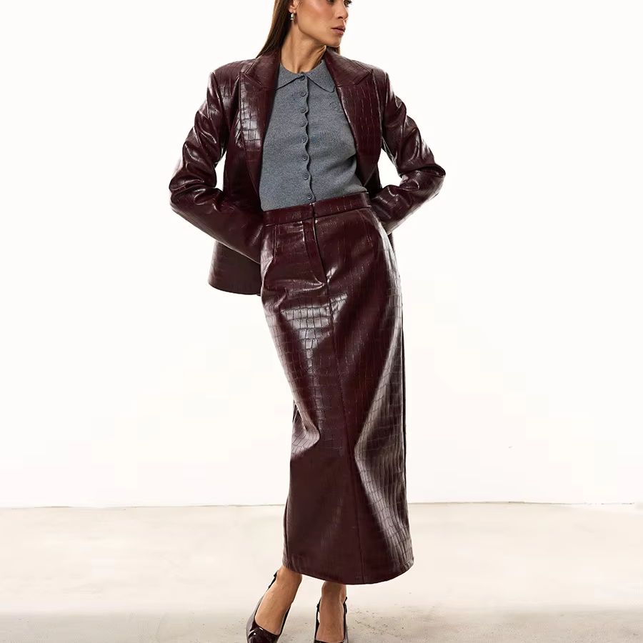 IG Kadın Bordo Timsah Görünüml - Women Formal Wear Set incelemesi ve fiyatı