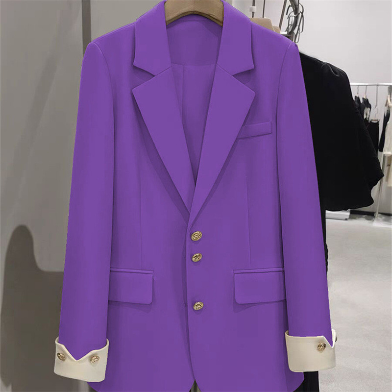 Moda Bayanlar Blazer Renk Bloğ - Women Formal Wear Winter incelemesi ve fiyatı