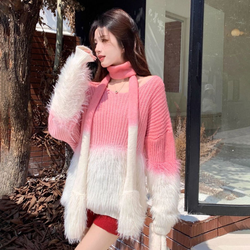 Kadın Degrade V Yaka Kazak Viz - Women Formal Wear Winter incelemesi ve fiyatı