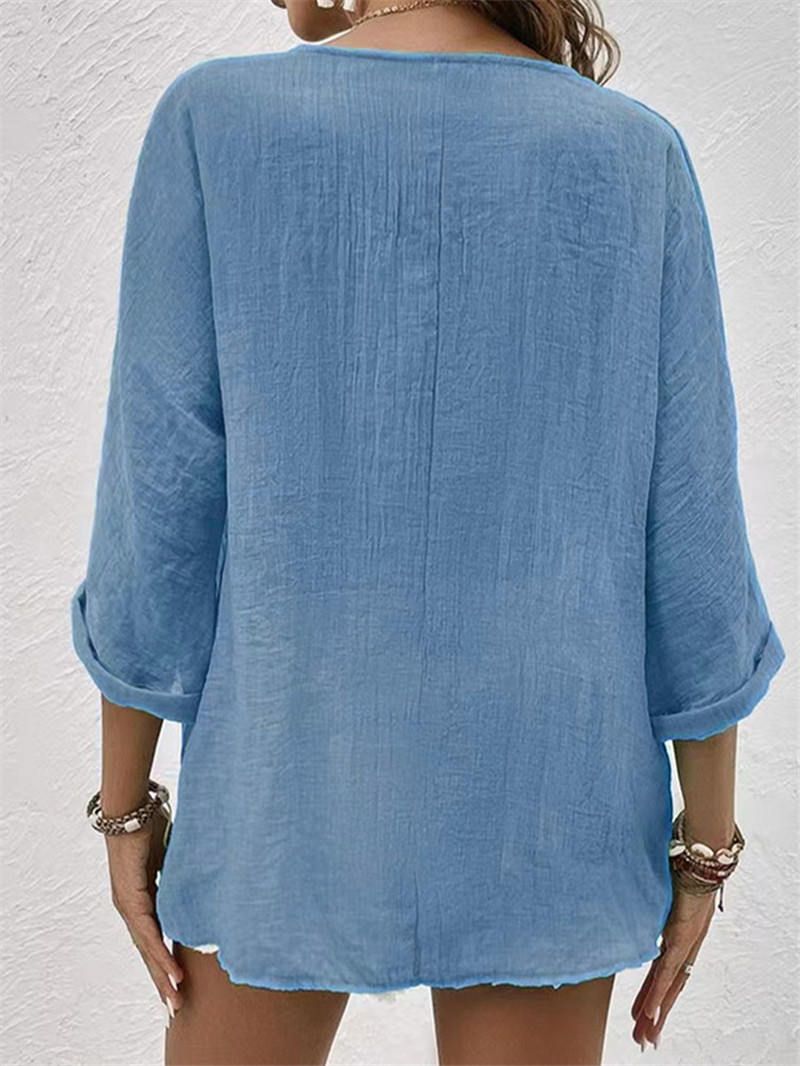Zarif Düğmeler Katı Bluz Bahar - Women'S Formal Wear Blouse incelemesi ve fiyatı