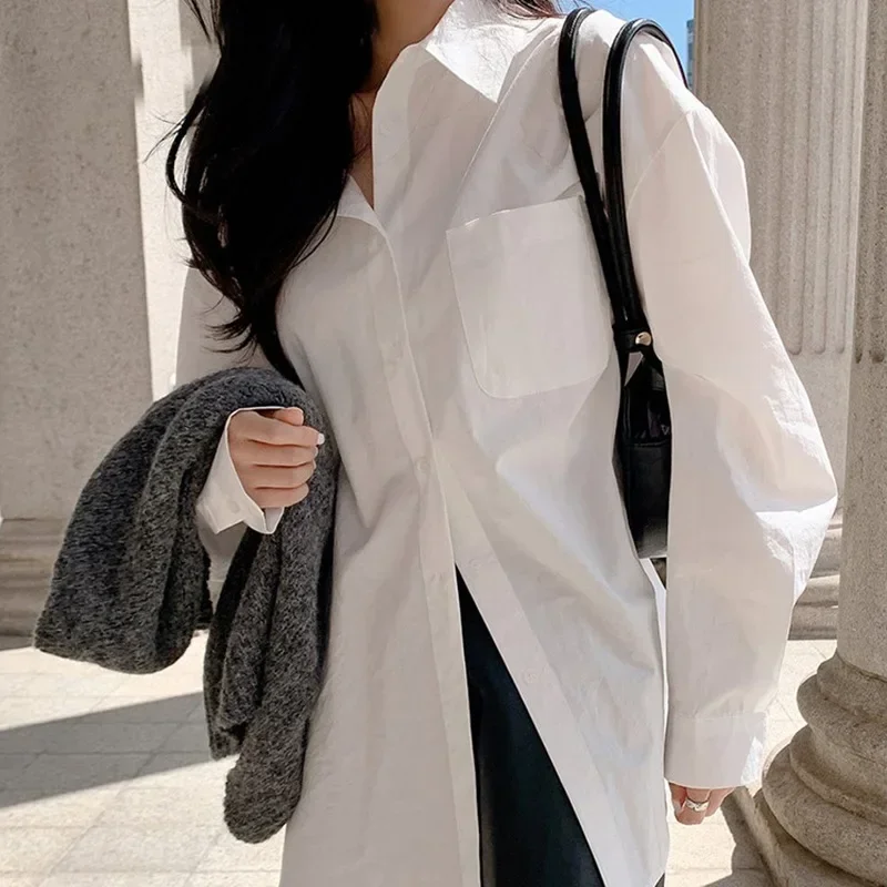 2026 Moda Yeni Pamuklu Uzun Ko - Women'S Formal Wear Blouse incelemesi ve fiyatı