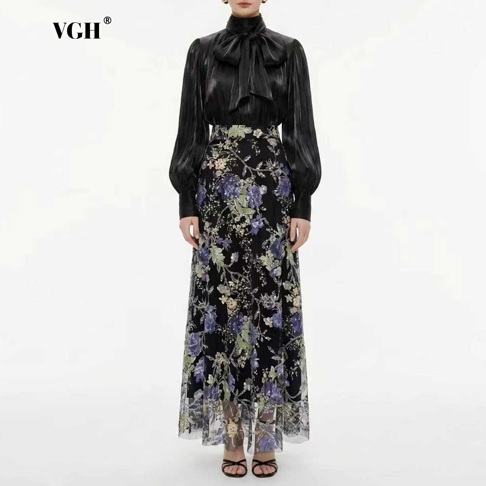VGH Zarif Şık Siyah Çiçek Dese - Women Formal Wear Set incelemesi ve fiyatı